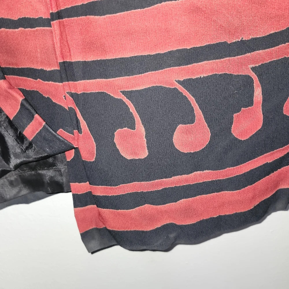 Jones NY women's dress size 8 black and red - Picture 3 of 6